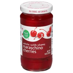 Food Club Maraschino Cherries with Stems