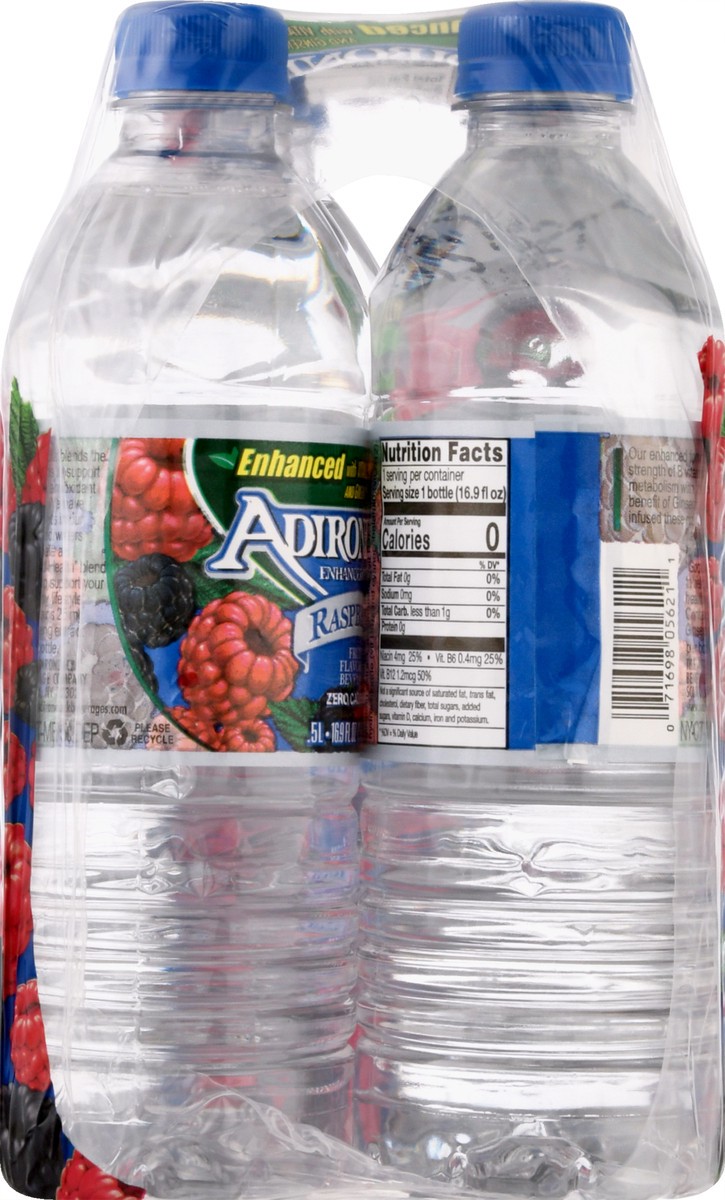 slide 2 of 13, Adirondack Adirondak Raspberry Fruit Water, 101.4 oz