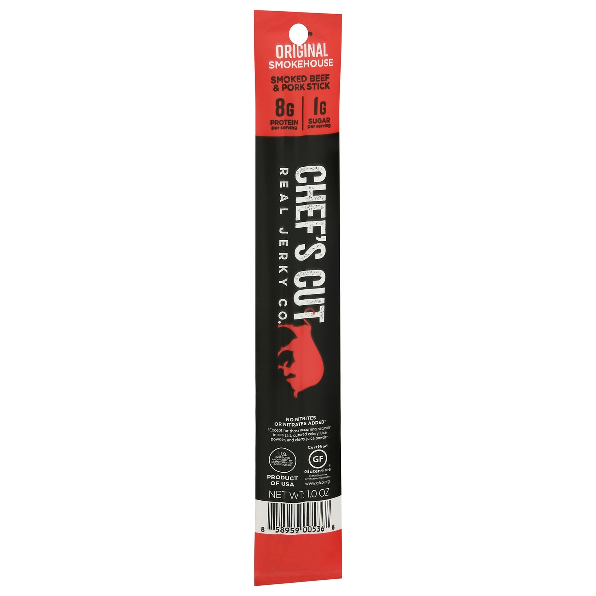 slide 6 of 13, Chef's Cut Real Jerky Co. Smoked Original Smokehouse Beef & Pork Stick 1.0 oz, 1 oz