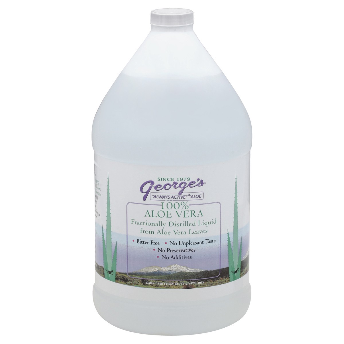 slide 2 of 4, George's Aloe Aloe Vera Liquid, 128 oz