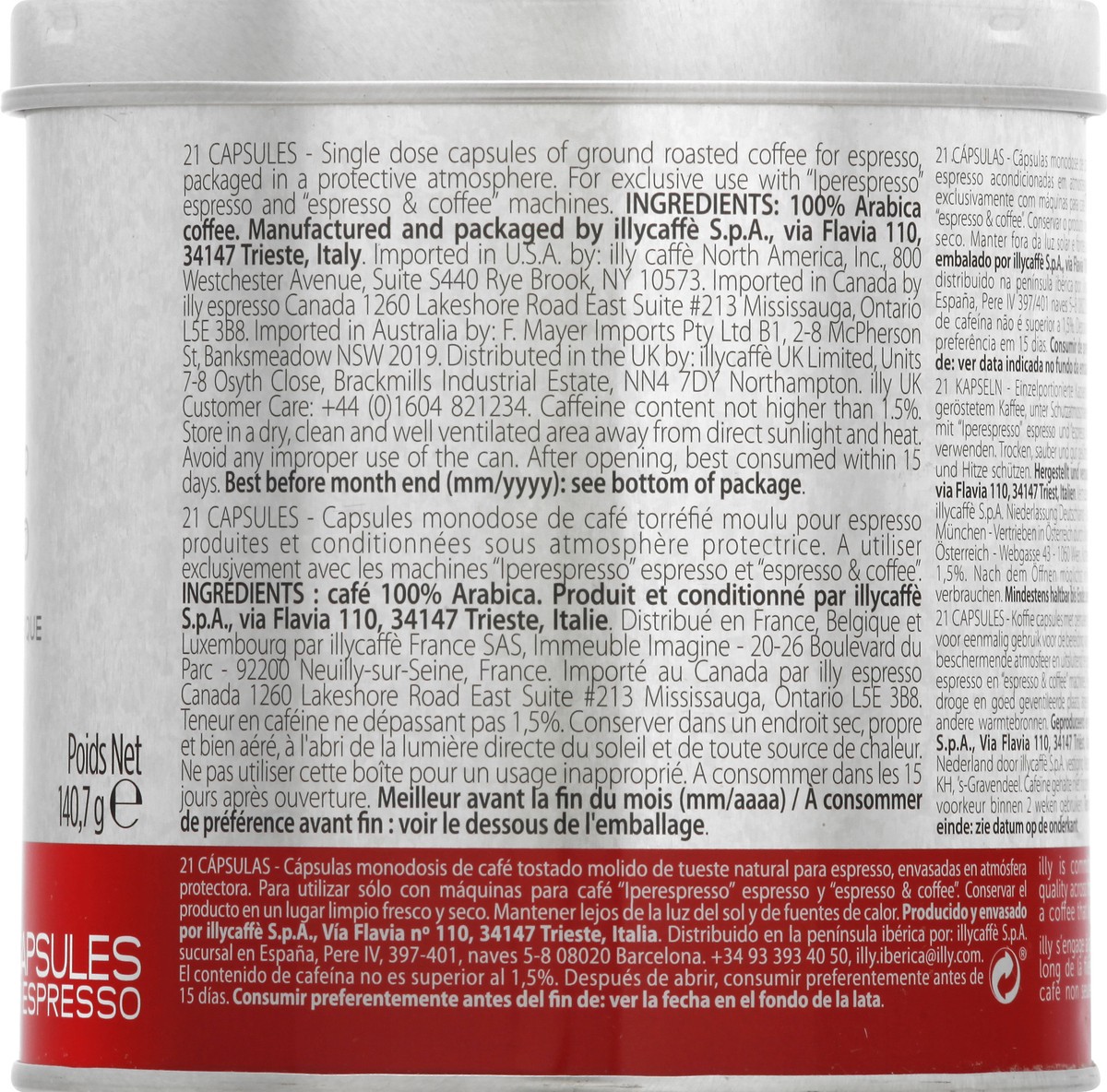 slide 12 of 12, illy Blend Classic Roast Illy Blend Espresso Capsules Classico Iperespresso - 21 ct, 21 ct
