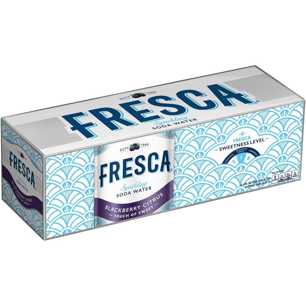 Fresca Blackberry Citrus Sparkling Soda Water 12 ct; 12 fl oz | Shipt