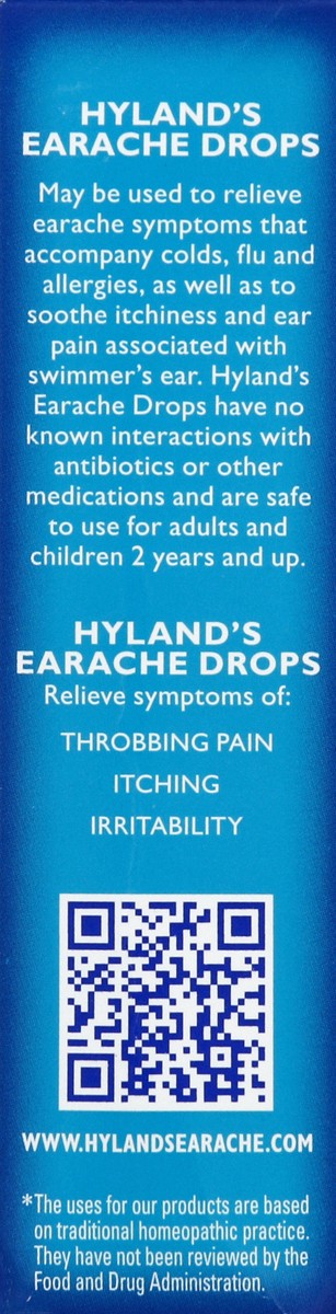 slide 3 of 10, Hyland's Earache Drops 0.33 oz, 0.33 oz