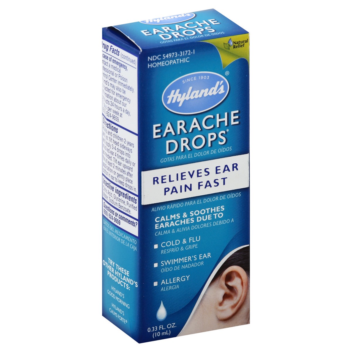 slide 5 of 10, Hyland's Earache Drops 0.33 oz, 0.33 oz