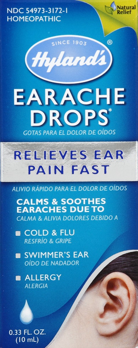 slide 1 of 10, Hyland's Earache Drops 0.33 oz, 0.33 oz