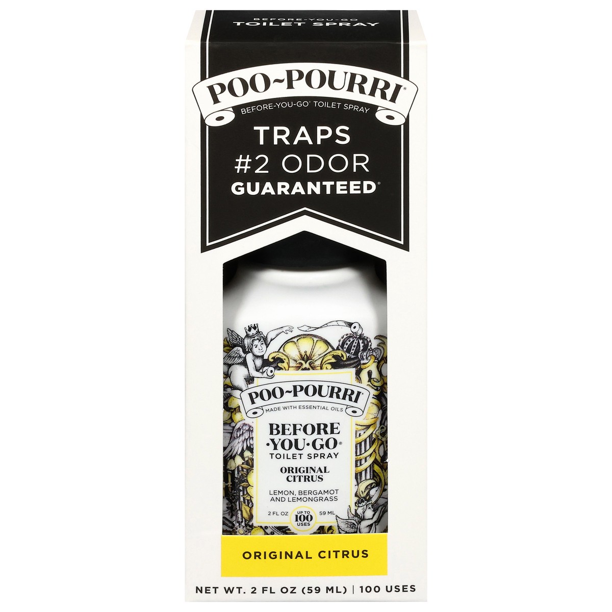 slide 1 of 76, Poo-Pourri Before-You-Go Original Citrus Toilet Spray 2 fl oz, 2 oz