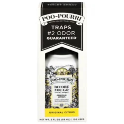 Poo-Pourri Before-You-Go Toilet Spray, Original Citrus - 2 fl oz