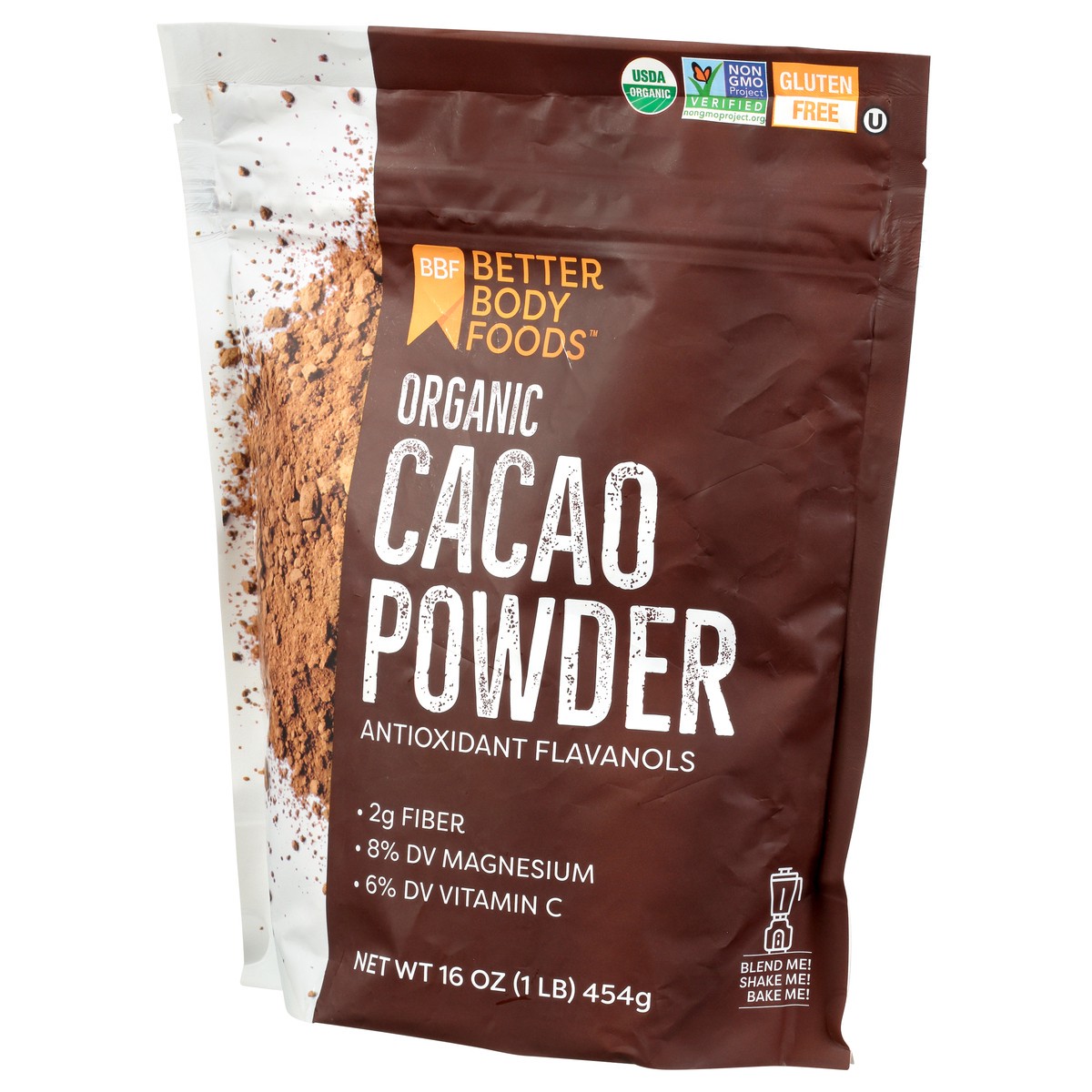 slide 5 of 12, BetterBody Foods Organic Cacao Powder 16 oz, 16 oz