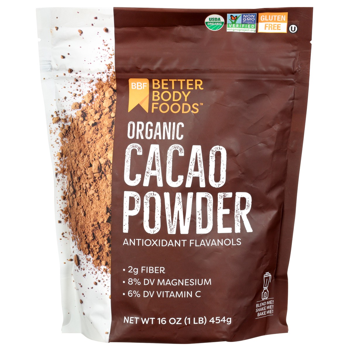 slide 12 of 12, BetterBody Foods Organic Cacao Powder 16 oz, 16 oz