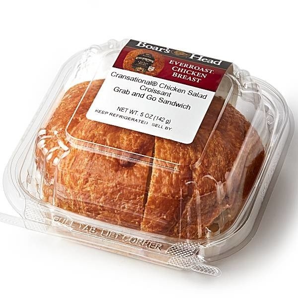 slide 1 of 1, Boar's Head Grab & Go EverRoast Chicken Cransational Croissant Sandwich, 5 oz