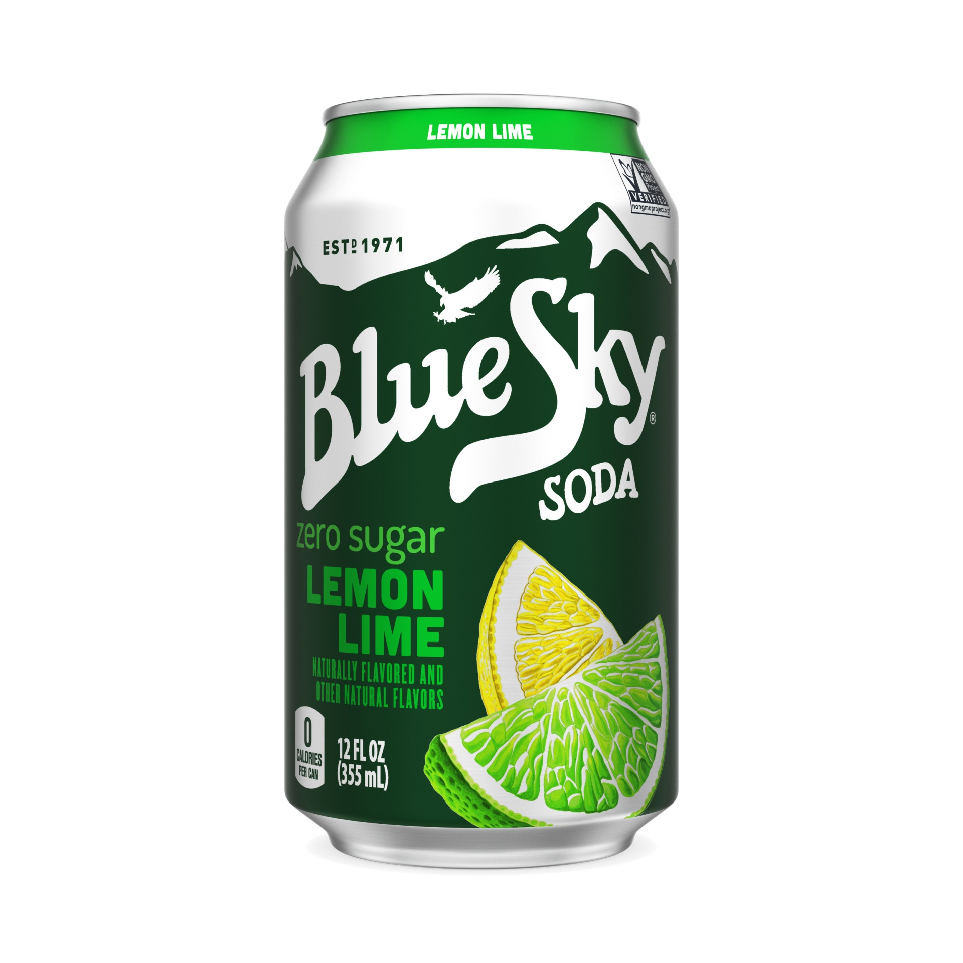 slide 1 of 2, Blue Sky Sugar Free Lemon Lime Soda, 6 ct; 12 fl oz