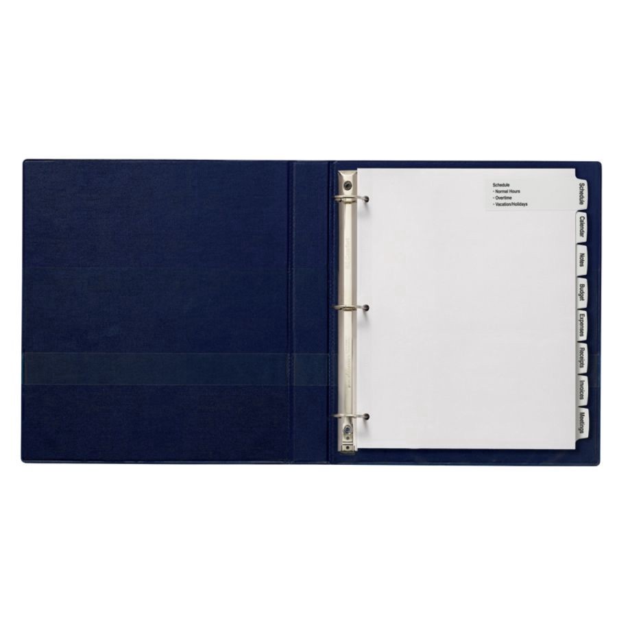 slide 7 of 10, Avery Big Tab Printable Large Label Dividers with Easy Peel, White, 8-Tab, 4 ct; 8 1/2 in x 11 in