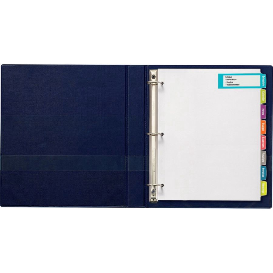 slide 3 of 10, Avery Big Tab Printable Large Label Dividers with Easy Peel, White, 8-Tab, 4 ct; 8 1/2 in x 11 in