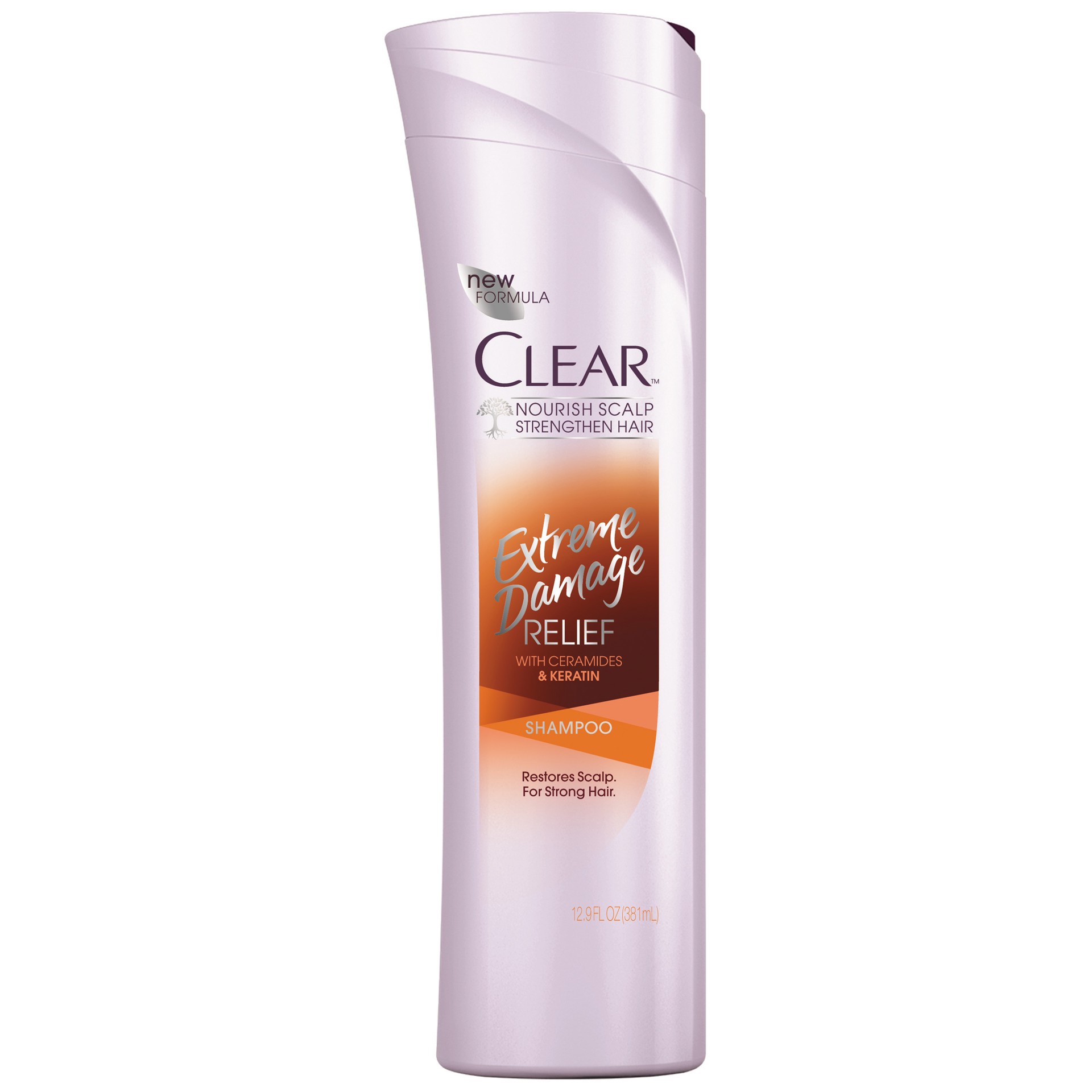 slide 3 of 3, Clear Shampoo Extreme Damage Relief, 12.9 oz, 12.9 oz