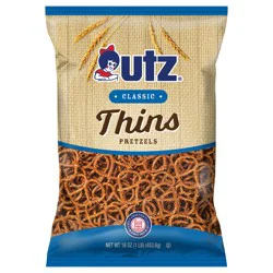 Utz 16 oz Utz Extra Thins Pretzels