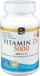 Nordic Naturals Vitamin D3 5000 IU Soft Gels