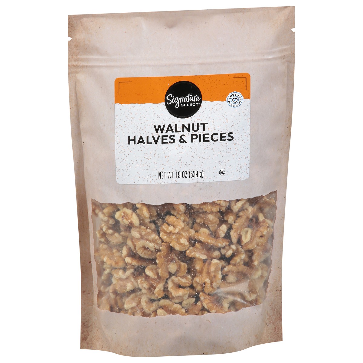 slide 4 of 4, Signature Seectl Walnut Halves And Pieces - 19 Oz., 19 oz