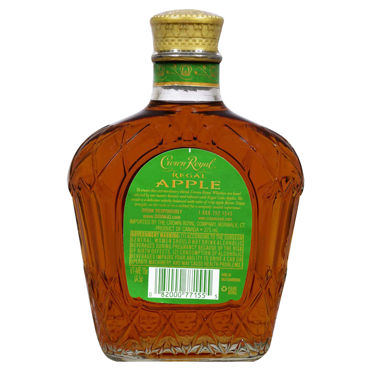 slide 2 of 3, Crown Royal Regal Apple Flavored Whisky, 375 ml