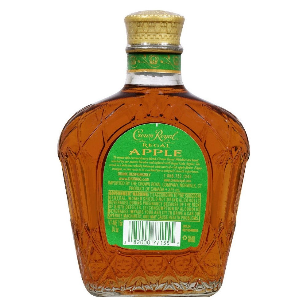 slide 3 of 3, Crown Royal Regal Apple Flavored Whisky, 375 ml