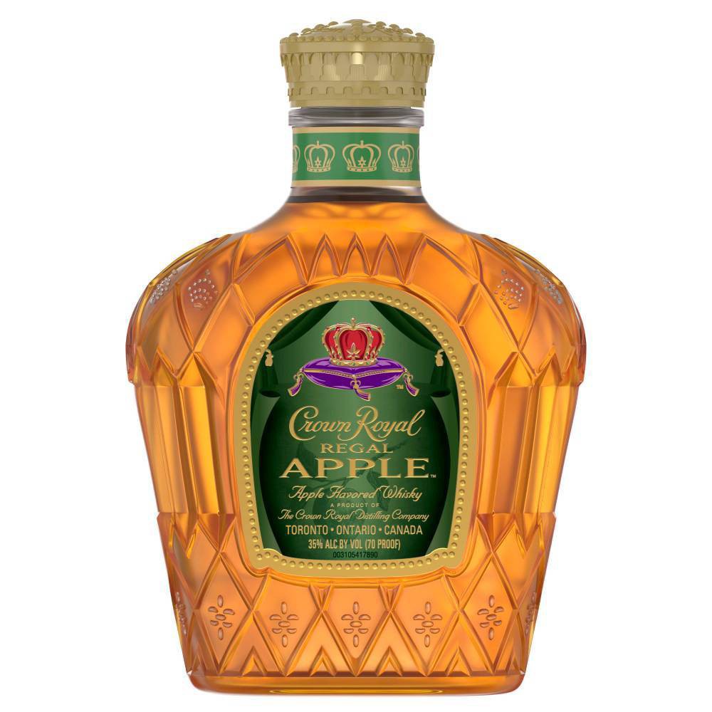 slide 1 of 3, Crown Royal Regal Apple Flavored Whisky, 375 ml