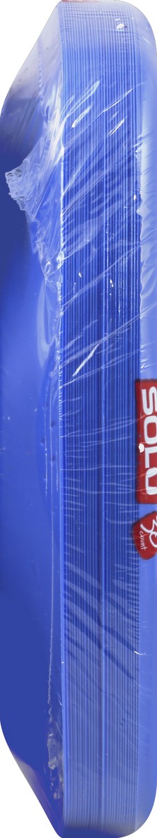 slide 4 of 5, Solo Plastic Plates 30 ea, 30 ct