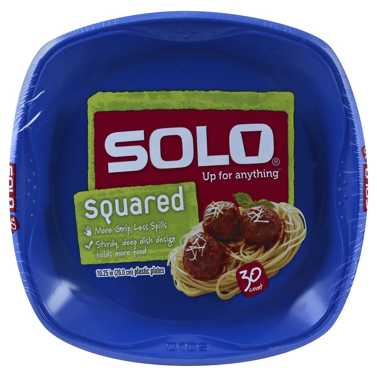 slide 3 of 5, Solo Plastic Plates 30 ea, 30 ct