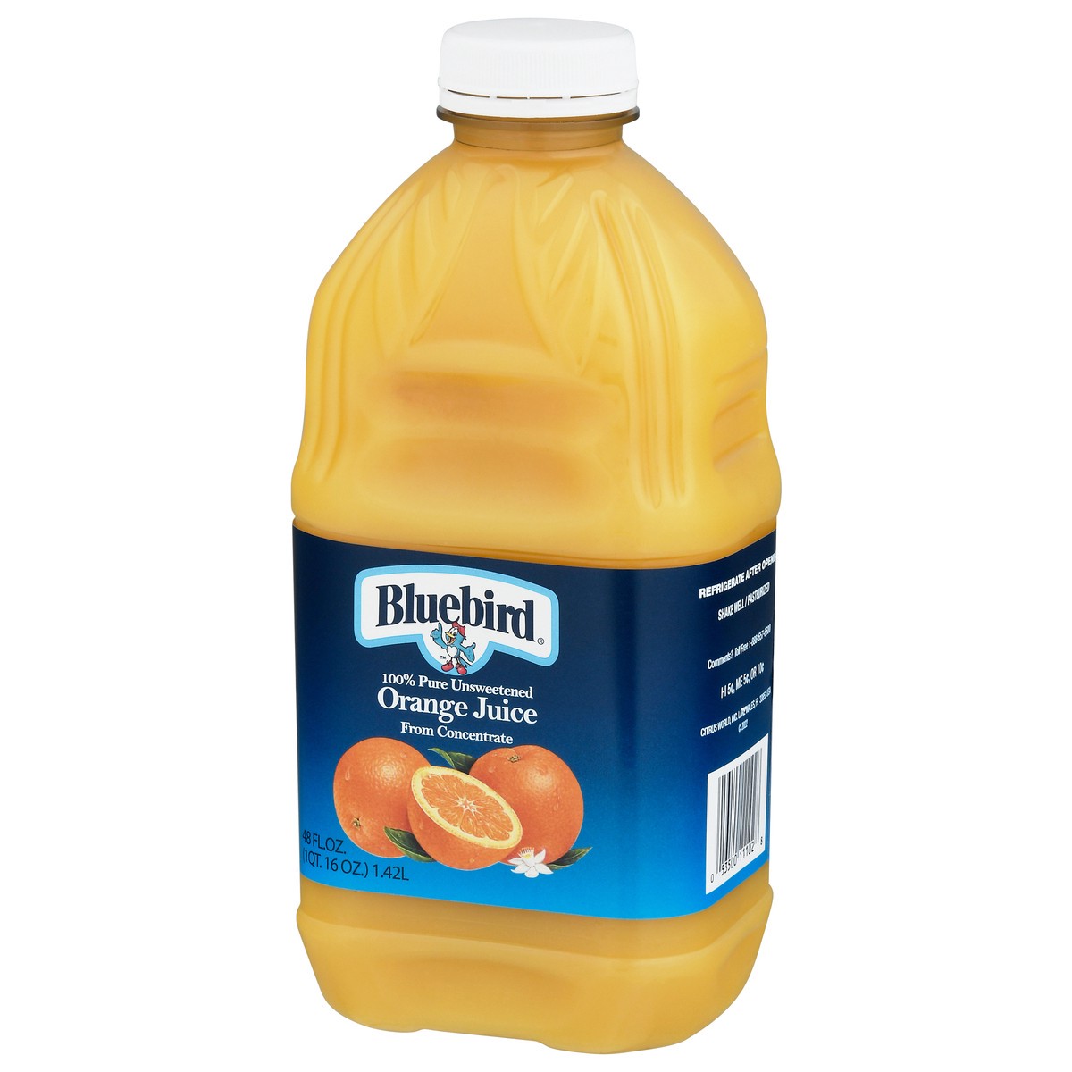 slide 3 of 9, Bluebird Orange Juice - 48 oz, 48 oz