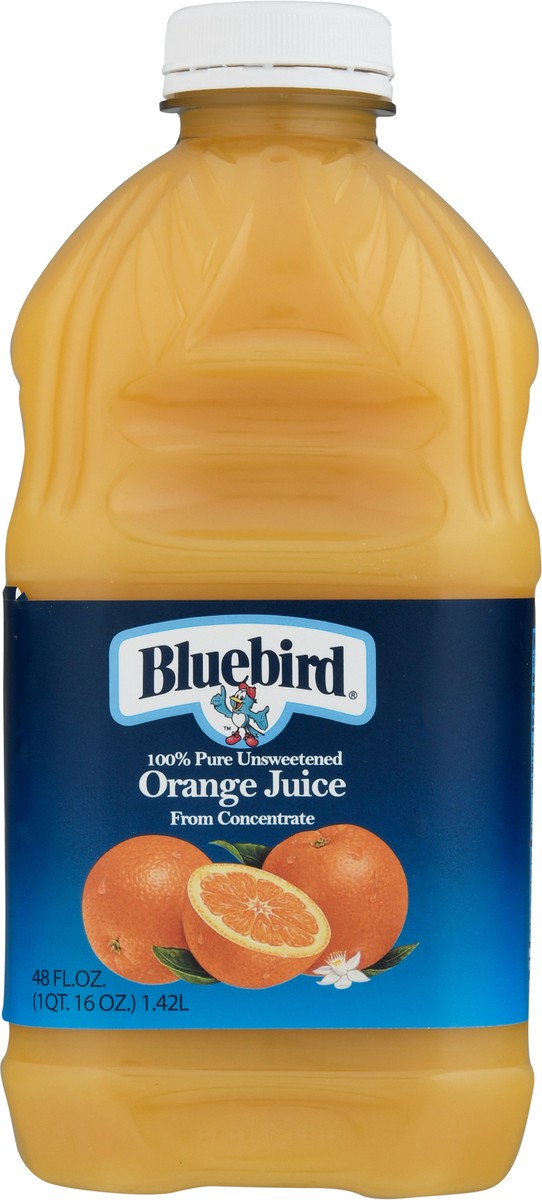 slide 7 of 9, Bluebird Orange Juice - 48 oz, 48 oz