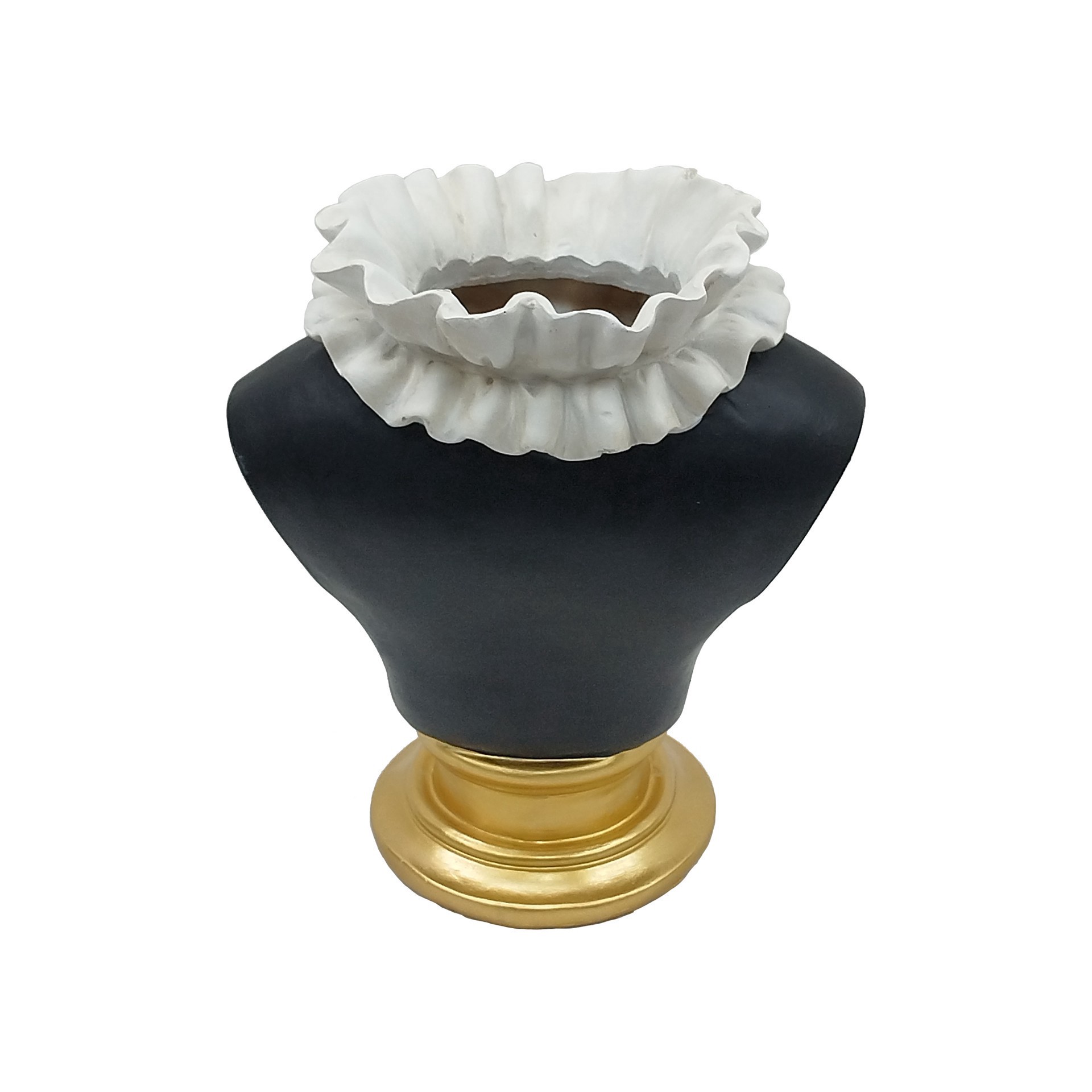 slide 2 of 2, 9.25" Vintage Bust Container By Ashland, 9.25 in