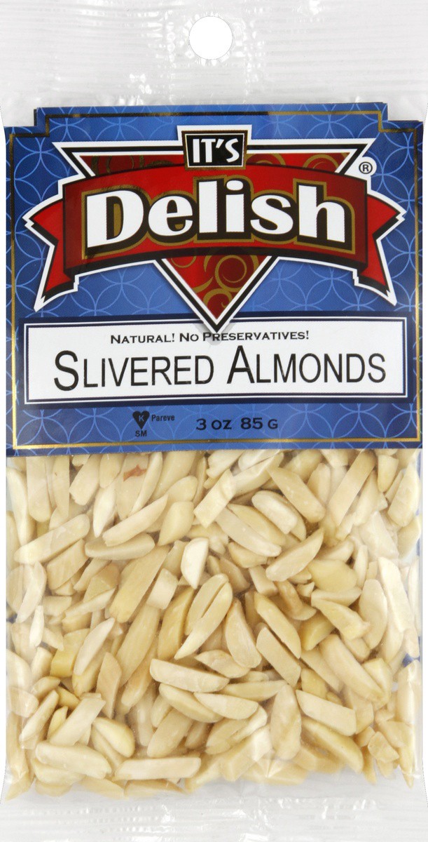 slide 3 of 4, It's Delish Slivered Almonds, 3 oz