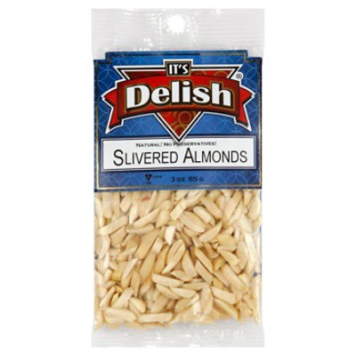 slide 1 of 4, It's Delish Slivered Almonds, 3 oz