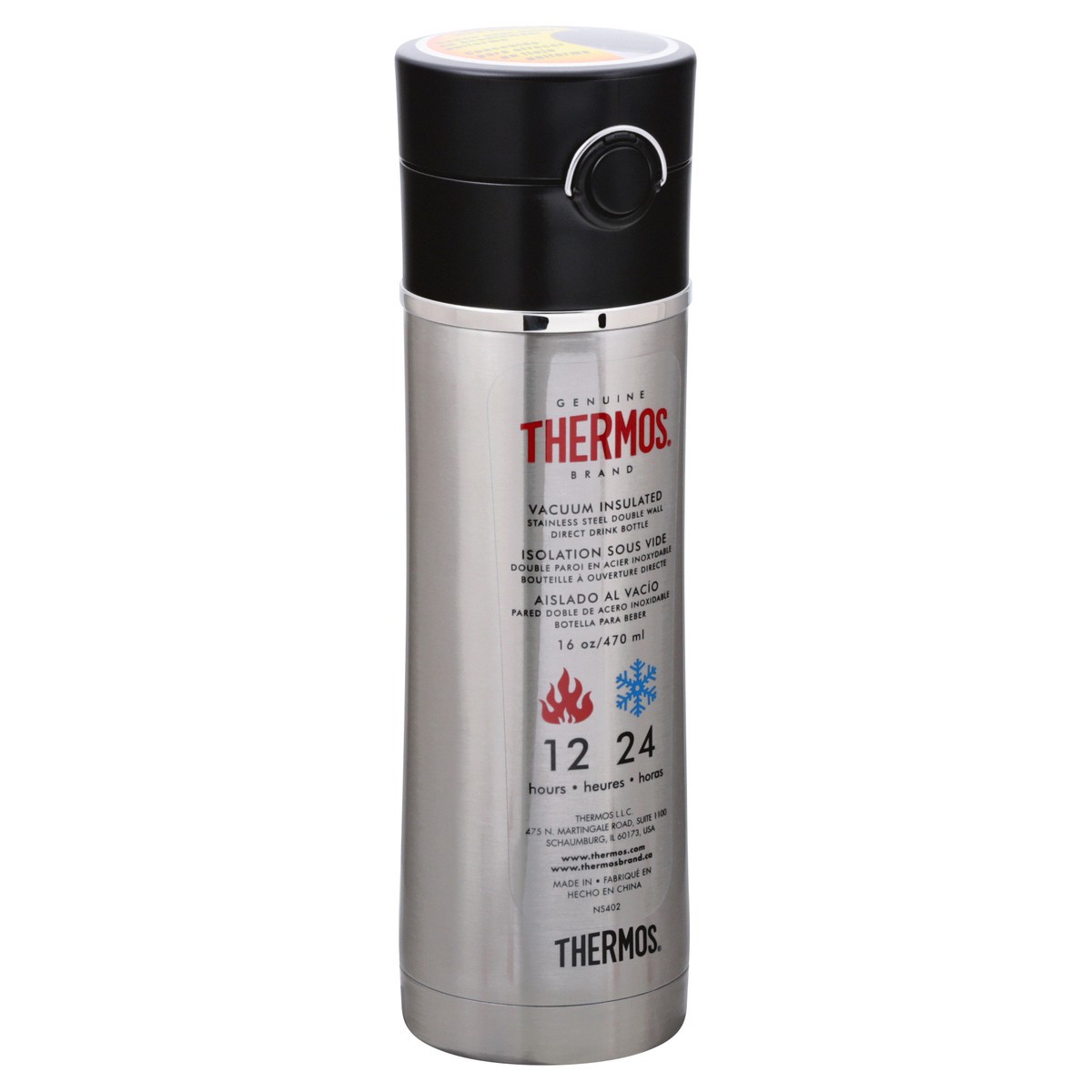slide 2 of 9, Thermos 16 Ounce Vacuum Insulated Direct Drink Bottle 1 ea, 1 ct