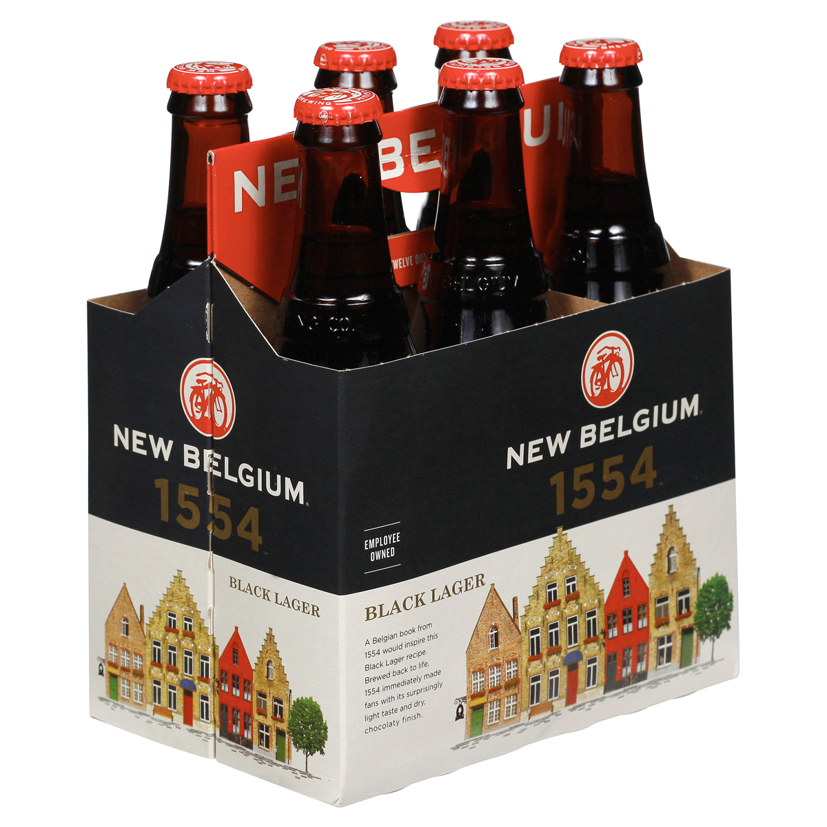 slide 2 of 5, New Belgium 1554 Black Lager, 6 ct; 12 fl oz