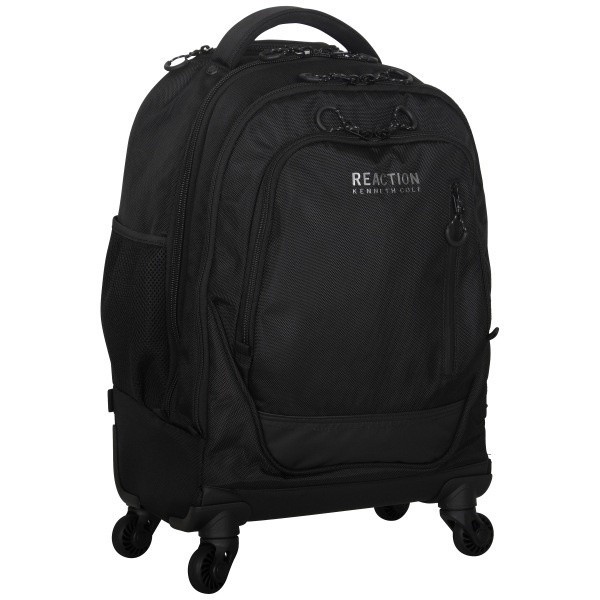 slide 3 of 5, Kenneth Cole Reaction R-Tech Spinner Laptop Backpack - Black, 22 in