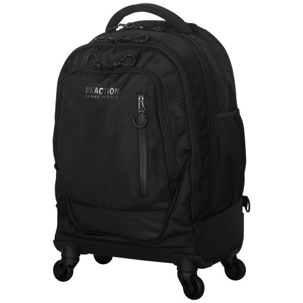 slide 3 of 5, Kenneth Cole Reaction R-Tech Spinner Laptop Backpack - Black, 22 in