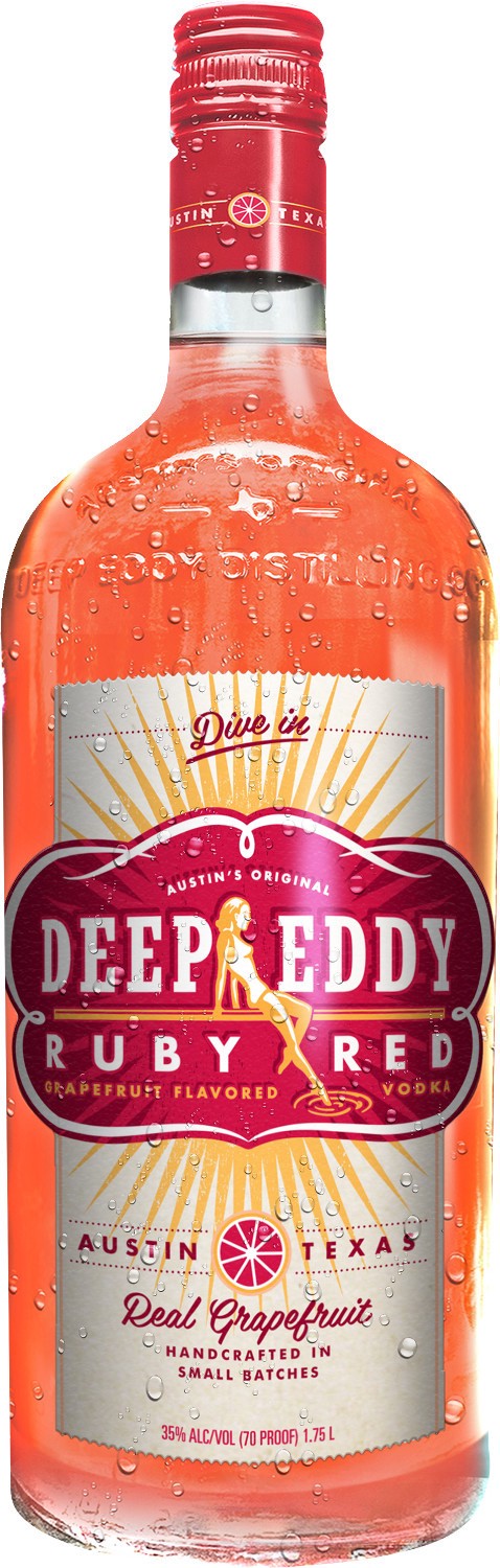 slide 1 of 3, Deep Eddy Ruby Red Grapefruit Vodka, 1.75 lt, 1.75 liter