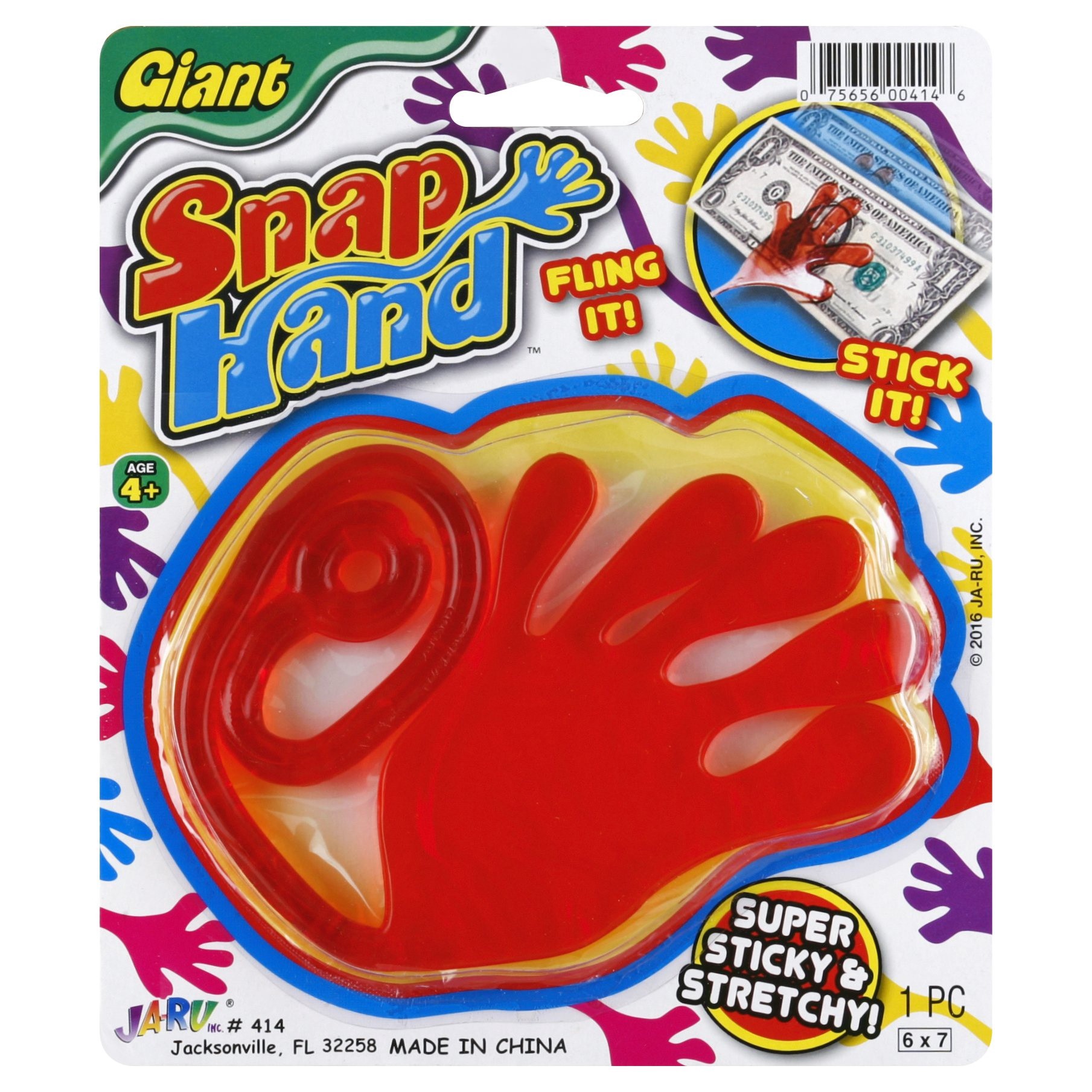 slide 1 of 2, Ja-Ru Giant Snap Hand, 1 ct