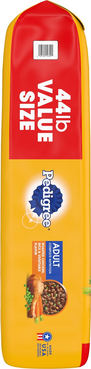 slide 9 of 16, Pedigree Adult Roasted Chicken & Vegetable Flavor Food for Dogs Value Size 44 lb, 44 lb