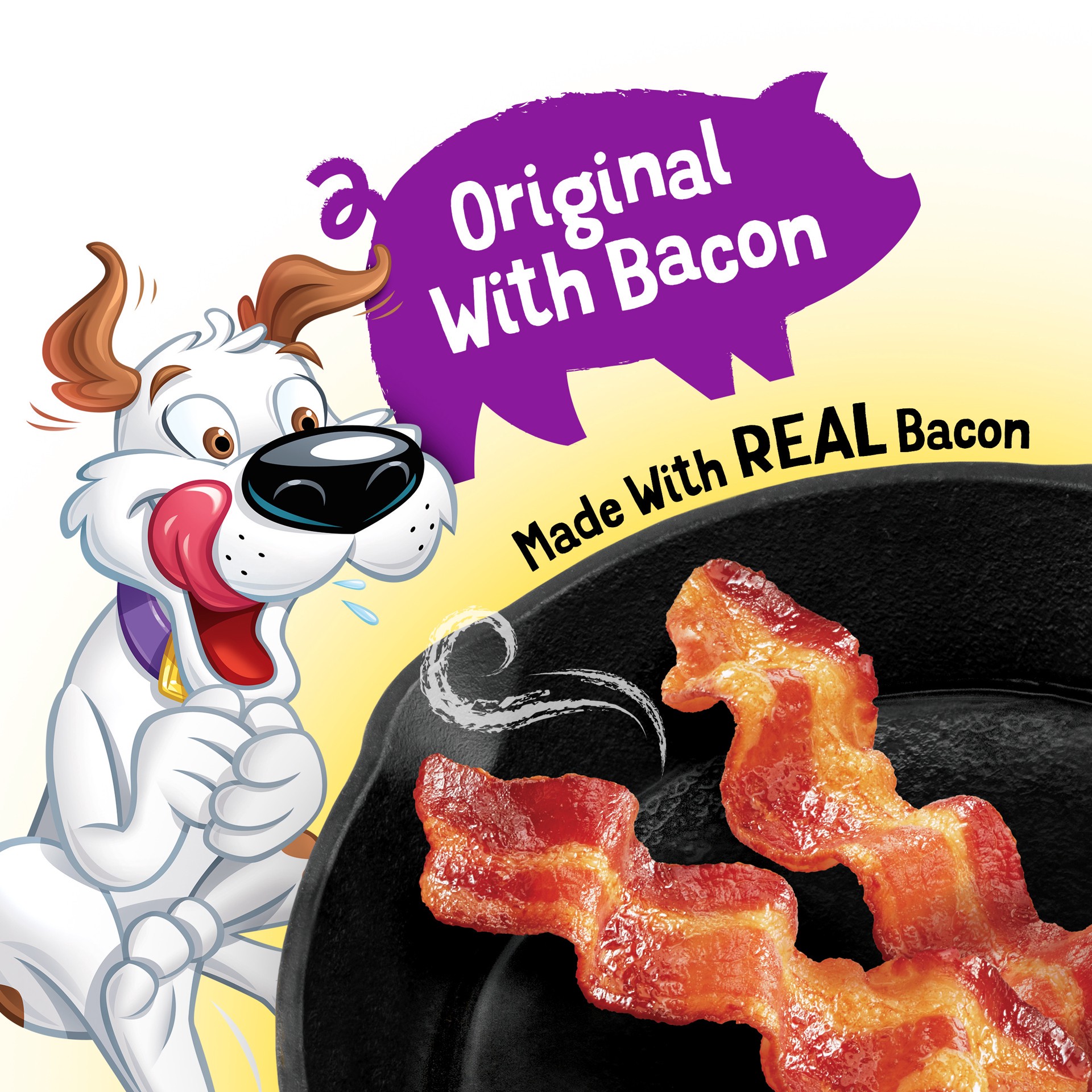 slide 7 of 9, Purina Beggin' Strips Dog Training Treats Original with Bacon Chewy Dog Treats - 6oz Pouch, 6 oz