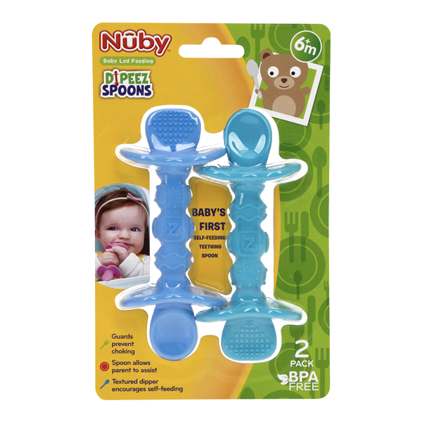 Silicone Dipeez Baby Feeding Spoon