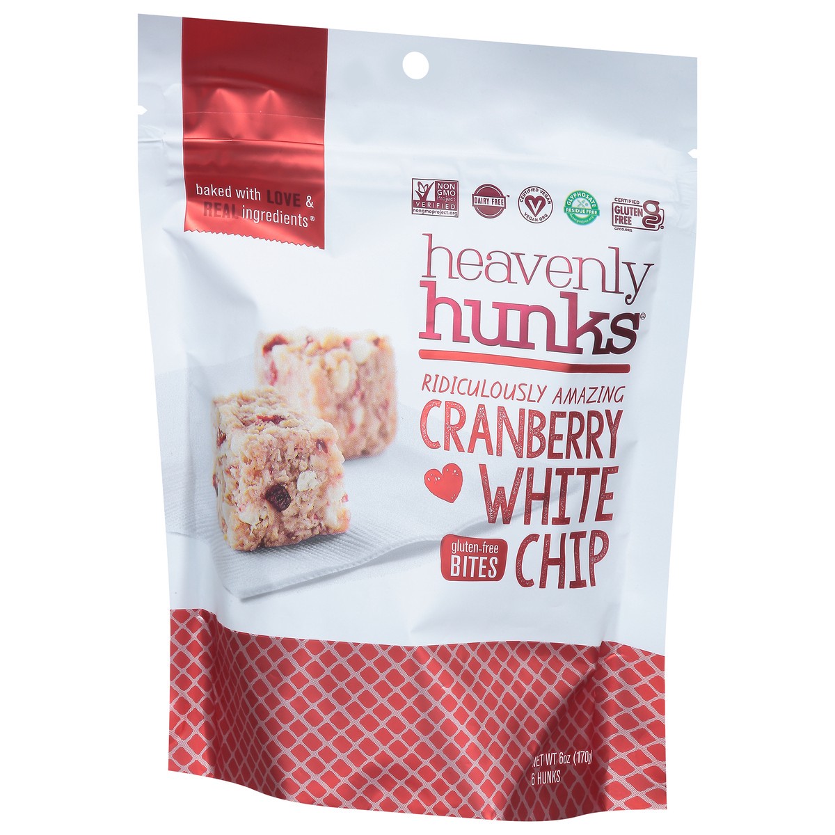 slide 6 of 9, Heavenly Hunks Cranberry White Chip Hunks 6 ea, 6 ct