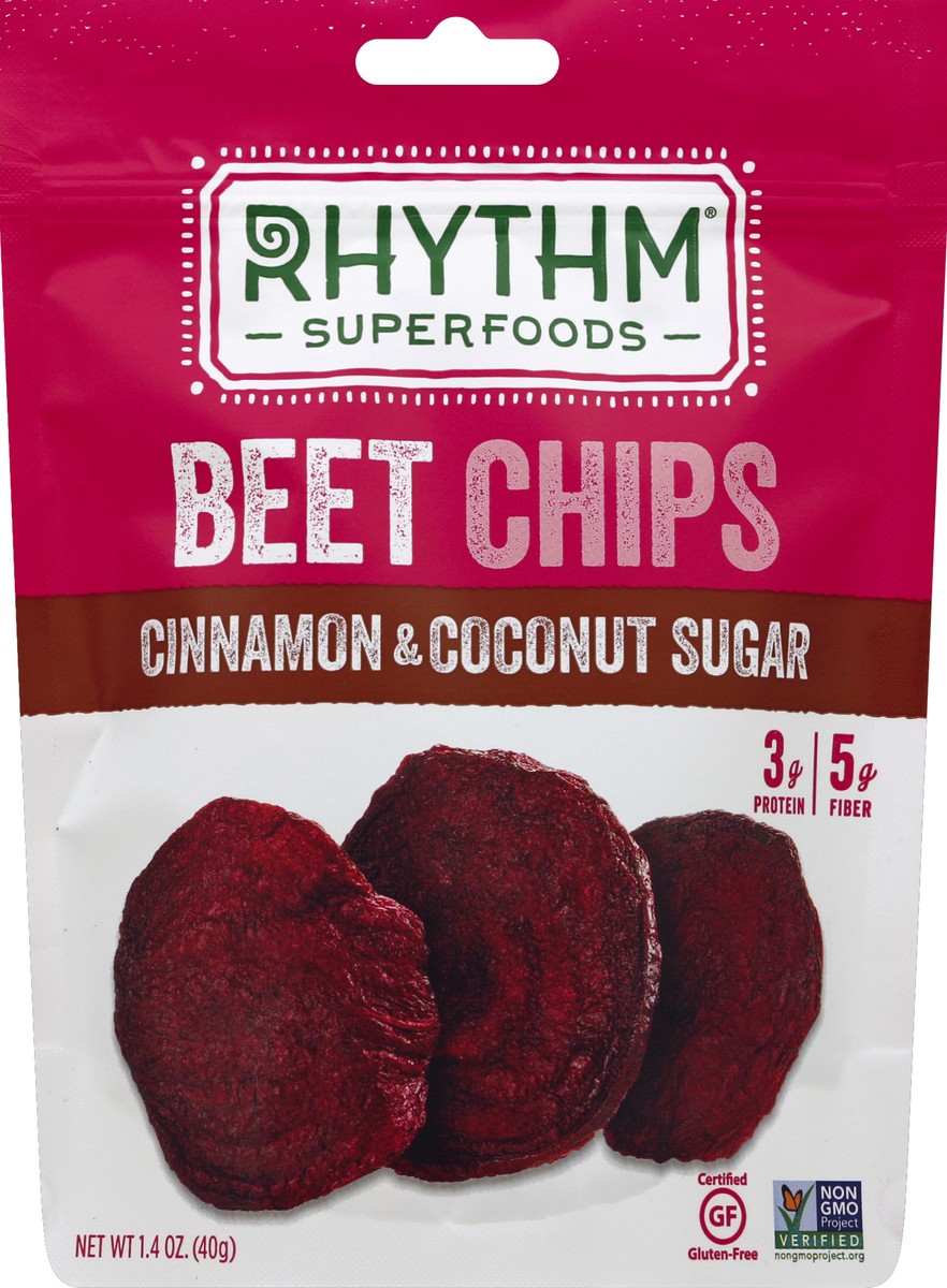 slide 1 of 3, Rhythm Superfoods Beet Chips 1.4 oz, 1.4 oz