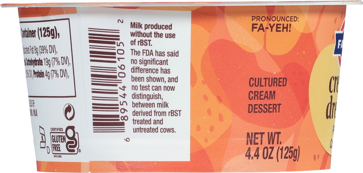 slide 11 of 13, Fage Cultured Creamy Dreamy Peach Cobbler Cream Dessert 4.4 oz, 4.4 oz