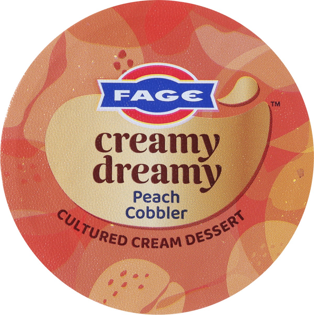 slide 2 of 13, Fage Cultured Creamy Dreamy Peach Cobbler Cream Dessert 4.4 oz, 4.4 oz