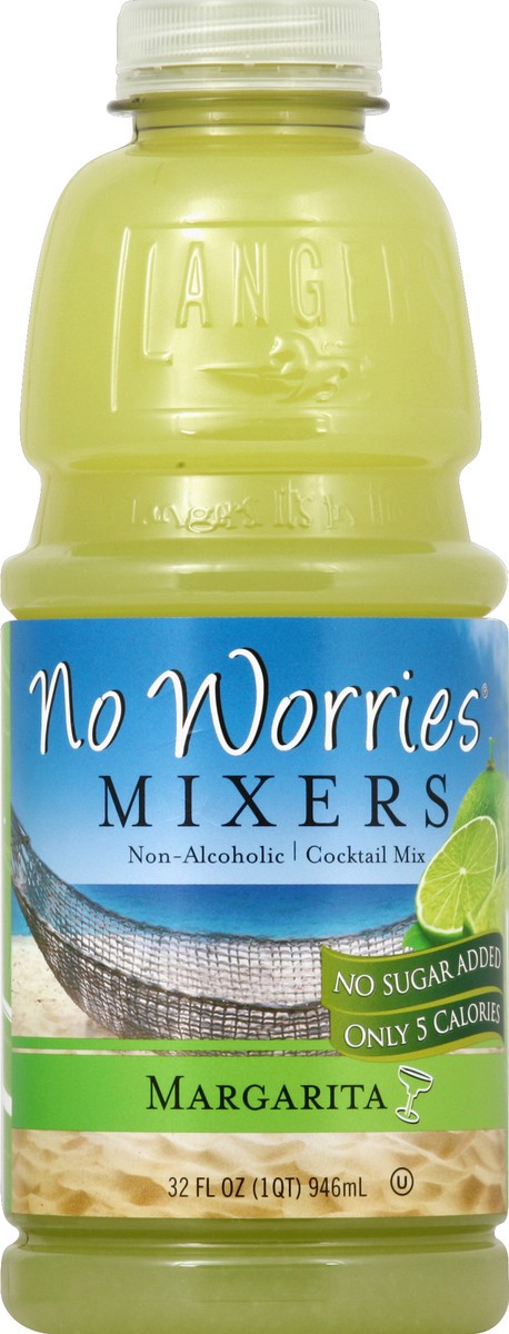 slide 1 of 2, No Worries Margarita - 32 oz, 32 oz