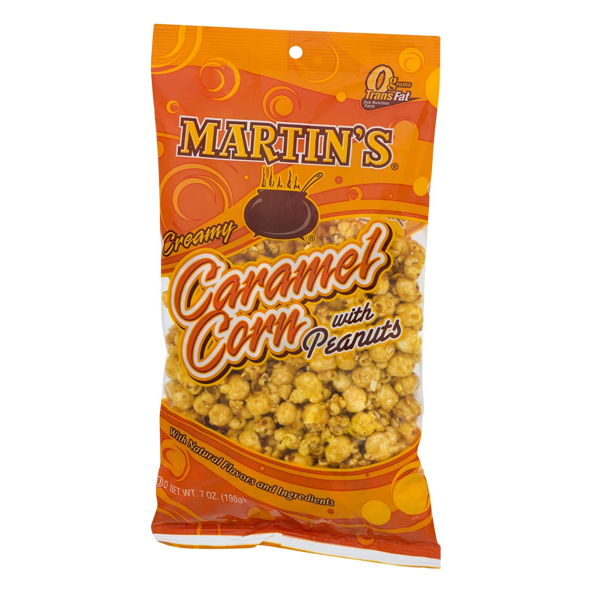 slide 2 of 13, Martin's Creamy with Peanuts Caramel Corn 7 oz, 7 oz