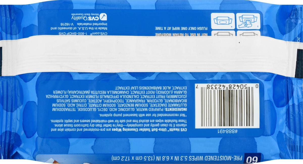 slide 9 of 12, CVS Health Toddler Scented Ultra-Strong Cleansing Wipes, 60 Ct, 1 Pack, 1 ct