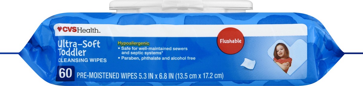 slide 4 of 12, CVS Health Toddler Scented Ultra-Strong Cleansing Wipes, 60 Ct, 1 Pack, 1 ct