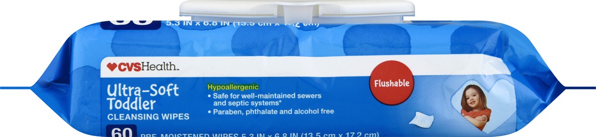 slide 11 of 12, CVS Health Toddler Scented Ultra-Strong Cleansing Wipes, 60 Ct, 1 Pack, 1 ct