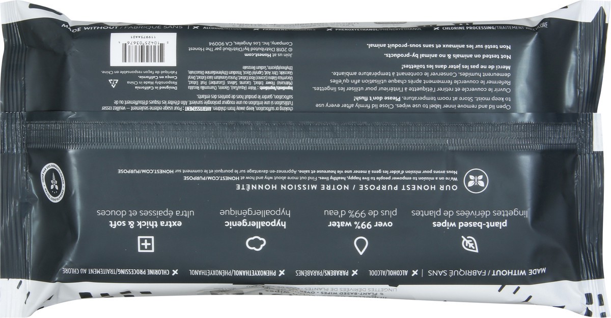 slide 9 of 9, Honest Sensitive Clean Conscious Fragrance Free Wipes 36 Each, 36 ct